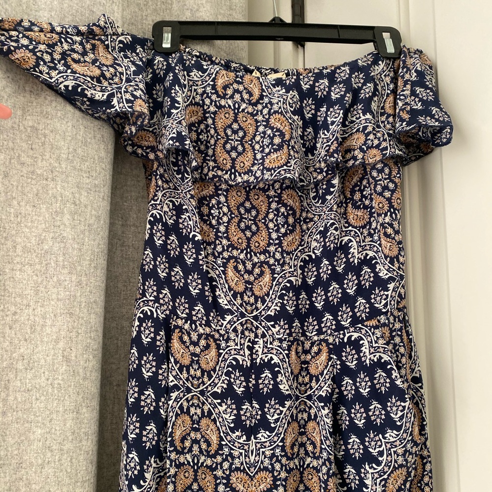 L’AGENCE SILK OFF THE SHOULDER JUMPSUIT